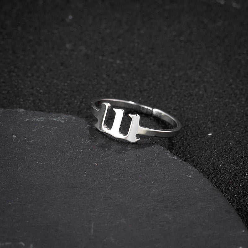 Venta al por mayor Anillos ajustables digitales de acero inoxidable